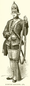 Ein britischer Grenadier, 1782