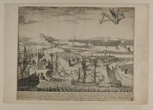 Eine Karikatur des Österreichischen Erbfolgekriegs, veröffentlicht von G. Foster, London, 1743 von English School