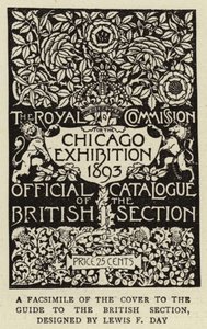 Faksimile des Covers zum Führer durch die britische Sektion (Gravur) von English School