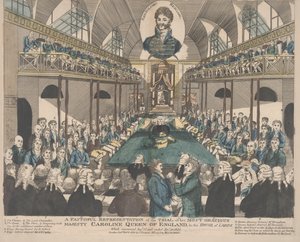 Eine getreue Darstellung des Prozesses von Caroline, Königin von England von English School