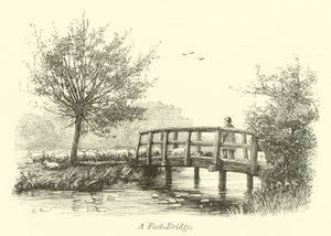 Eine Fußgängerbrücke von English School