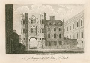 Ein Tor des alten Palastes von Whitehall von English School