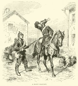 Ein hastiger Entwurf, Januar 1871 von English School