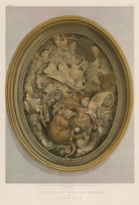Ein Wachmodell für Bronze von A Cain, Paris von English School