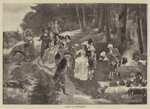 Ein Picknick in Fontainebleau von English School