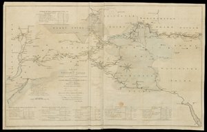 Plan der schiffbaren Kanäle, die derzeit im Inland des Königreichs gebaut werden, um eine Verbindung zu den Häfen von London, Bristol, Liverpool und Hull sowie zu den angrenzenden Städten und Flüssen zu eröffnen. Von James Brindley Ingenieur. Gezeichnet vo von English School