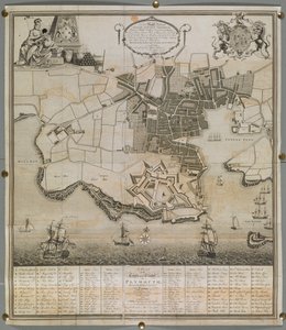 Ein Plan der Stadt und Zitadelle von Plymouth
