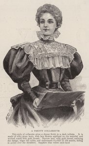 Ein hübsches Collier (Gravur) von English School