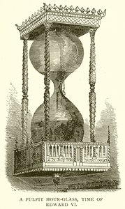 Eine Kanzeluhr, Zeit von Eduard VI. von English School