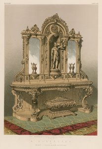 Ein Sideboard von Messrs J. Taylor und Sohn, Edinburgh von English School
