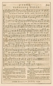 Ein Lied: Bagnigge Wells, London; Musik von English School