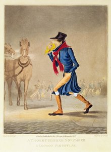 Ein Vollblut November und London Particular, veröffentlicht von T. McLean, 1827