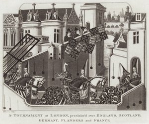 Ein Turnier in London, ausgerufen über England, Schottland, Deutschland, Flandern und Frankreich von English School