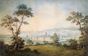 Ein Blick auf Bath, ca. 1800 von English School