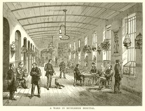 Eine Station im Bethlehem Krankenhaus von English School