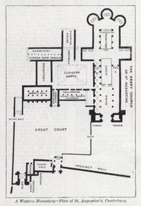 Ein westliches Kloster, Plan von St. Augustine