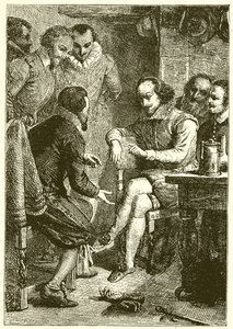 Ein Wortgefecht zwischen Shakespeare und Ben Jonson von English School