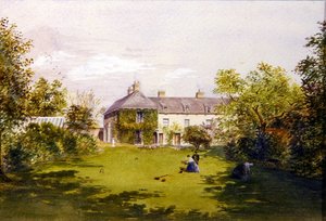 Eine Landvilla, ca. 1840 von English School