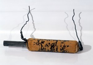 Ein grober Induktor, mit dem Michael Faraday (1791-1867) das Induktionsgesetz entdeckte