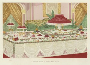 Ein Abendessen im Pompadour-Stil