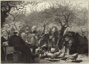 Ein Festtag in der Normandie nach der Apfelernte