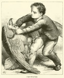 Ein Kampf mit einem Adler von English School