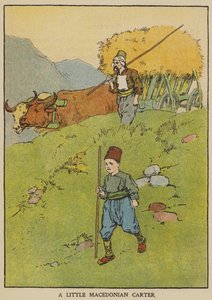 Ein kleiner mazedonischer Fuhrmann von English School