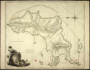 Eine neue und genaue Karte der Insel Carriacou in Westindien