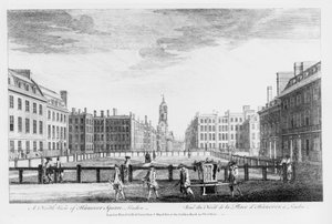 Nordansicht des Hanover Square, London von English School