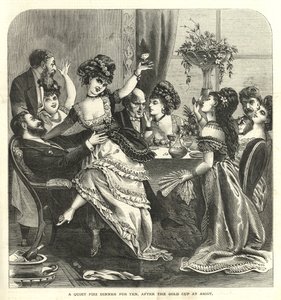Ein ruhiges Sekt-Dinner für zehn nach dem Gold Cup in Ascot