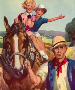 Eine Heimfahrt auf dem alten Dobbin von English School
