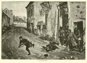 Ein Lauf um das Leben, Mai 1871 von English School