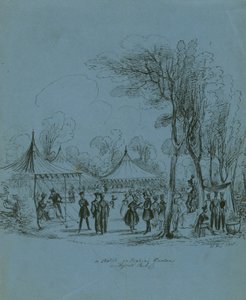 Eine Skizze in Jenkins Gardens, Regents Park, London von English School