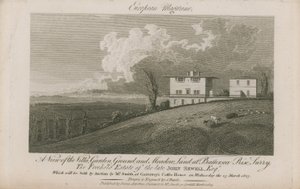 Ansicht des Freehold Estate des verstorbenen John Sewell von English School