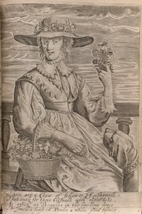 Eine Frau mit Blumen, Illustration aus 