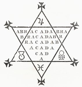 Abrakadabra, aus The Ingoldsby Legends or Mirth and Marvels, von Thomas Ingoldsby, veröffentlicht 1865