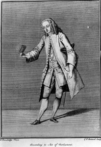 Nach dem Parlamentsgesetz, gemacht von Louis Phillippe Boltard nach Bartholomew Dandridge, 1737