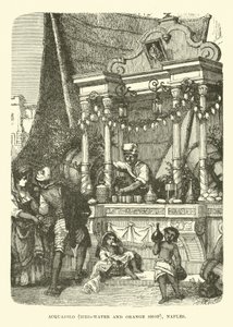 Acquajolo, Eiswasser- und Orangenladen, Neapel von English School