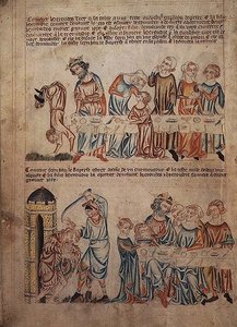 Salome tanzt vor Herodes und der Tod von Johannes dem Täufer, aus der 