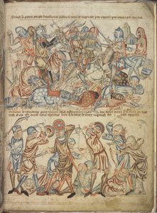 Add 47682 f.40 Peers und Gemeine kämpfen in der Schlacht von Bannockburn, aus der 