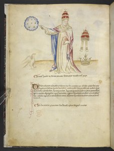 Joachimi Abbatis de Curatio, et Anselmi, Episcopi Marsicani, Vaticinia xxx de Pontificibus Romanis; scil., a Nicolao III. ad Innocentium VIII (ca. 1500) von English School