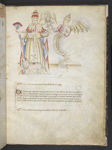 Joachimi Abbatis de Curatio, et Anselmi, Episcopi Marsicani, Vaticinia xxx de Pontificibus Romanis; scil., a Nicolao III. ad Innocentium VIII (ca. 1500) von English School