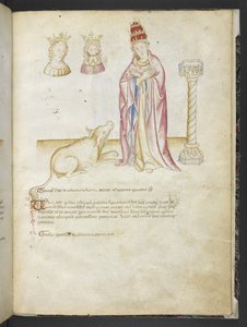 Joachimi Abbatis de Curatio, et Anselmi, Episcopi Marsicani, Vaticinia xxx de Pontificibus Romanis; scil., a Nicolao III. ad Innocentium VIII, ca. 1500 von English School