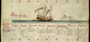 Die Galeasse Jennet, aus 
