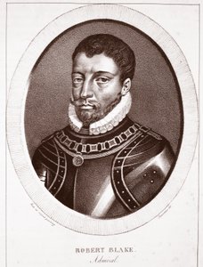 Admiral Robert Blake, zugeschrieben Fauconnier, graviert von de Langlume