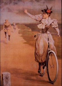 Werbung für Humber-Fahrräder, um 1898