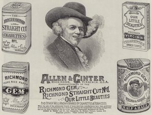Anzeige, Allen und Ginter (Gravur) von English School