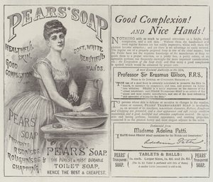 Werbung, Pears