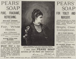 Werbung, Pears