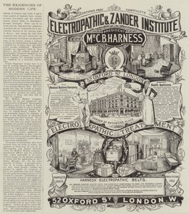 Werbung, The Medical Battery Company von English School